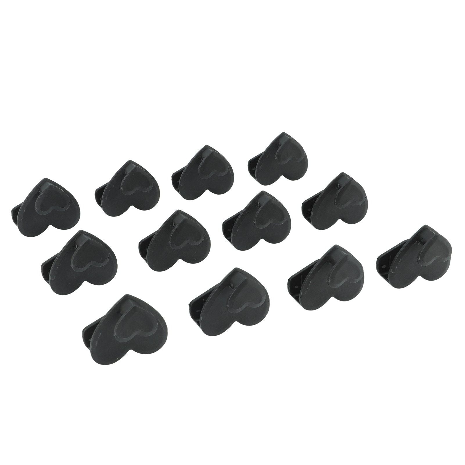 12pcs Clothes Hanger Connector Hooks Hanger Connecting Hooks Multifunctional Wardrobe Drying Hanger Black V1294-YM0521-3112230022211