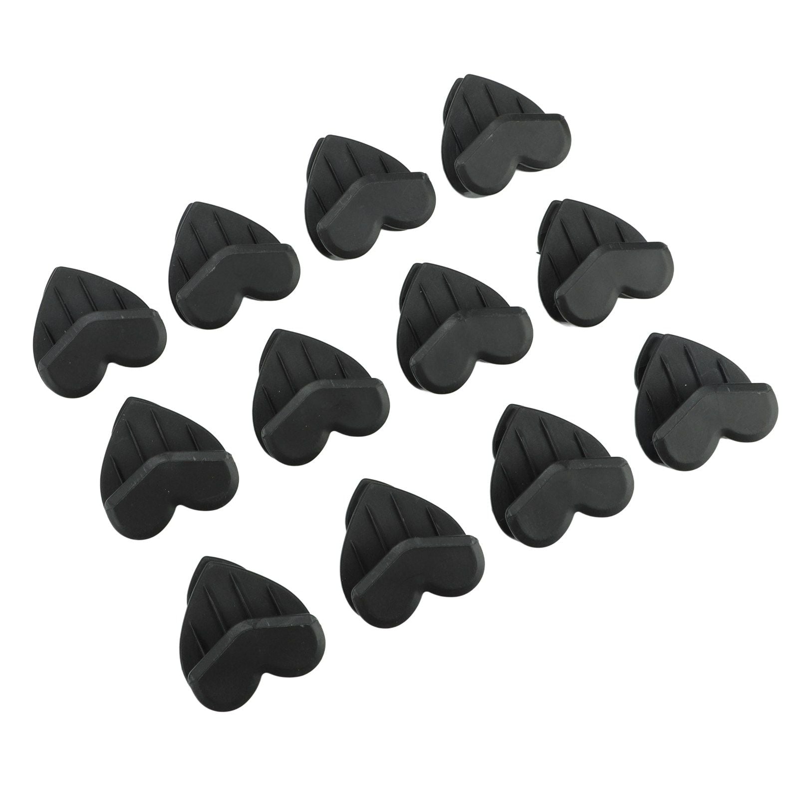 12pcs Clothes Hanger Connector Hooks Hanger Connecting Hooks Multifunctional Wardrobe Drying Hanger Black V1294-YM0521-3112230022211