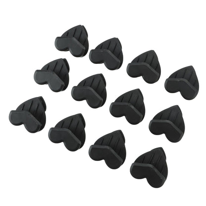 12pcs Clothes Hanger Connector Hooks Hanger Connecting Hooks Multifunctional Wardrobe Drying Hanger Black V1294-YM0521-3112230022211