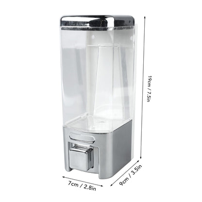 Soap Dispenser ABS Plastic Wall Mount Single Head Bathroom Kitchen Sink Accessories 480ml V1294-YM0521-3112230025211