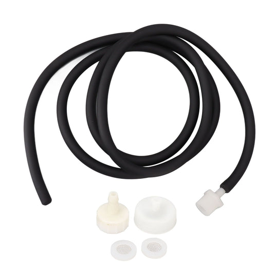 Enema Kit Portable Reusable Silicone Shower Enema Tube for Cleaning Anal Colon and Vagina Black 200cm/78.7in V1294-YM0521-3112230026714