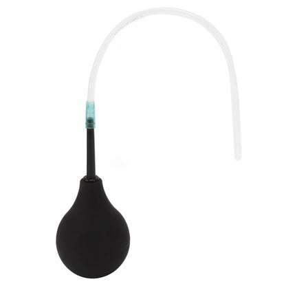 Enema Bulb Kit Silicone Douche Bulb with Single Use Hose Women Enemator Astriction Anal Cleaner Black 89ml V1294-YM0521-3112230027514