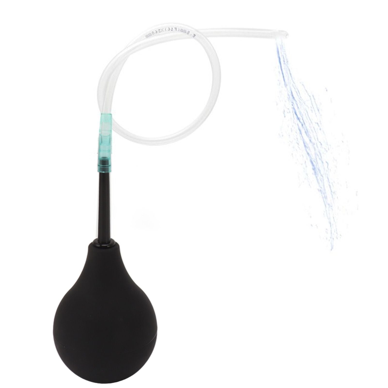 Enema Bulb Kit Silicone Douche Bulb with Single Use Hose Women Enemator Astriction Anal Cleaner Black 89ml V1294-YM0521-3112230027514