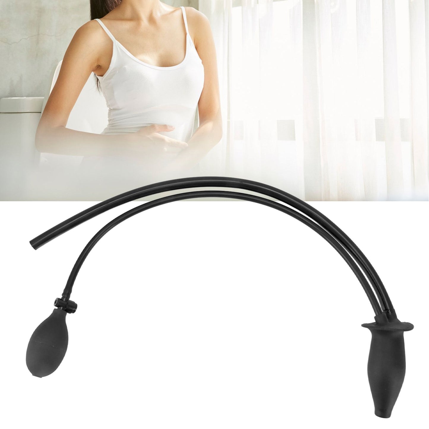 Inflatable Anal Cleaner Silicone Shower Enema System Soft Flexible Professional for Women Home Type 3 V1294-YM0521-3112230027913