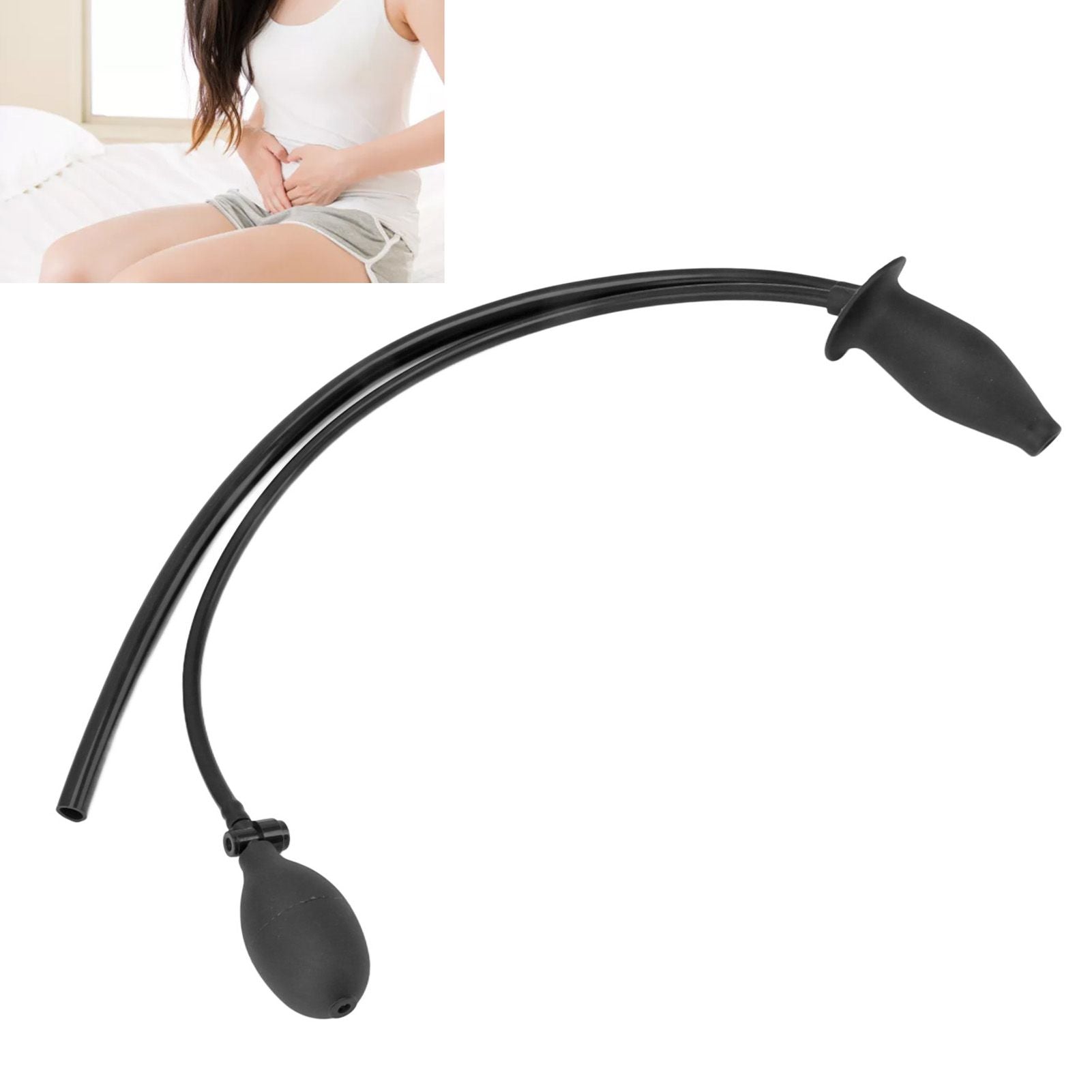 Inflatable Anal Cleaner Silicone Shower Enema System Soft Flexible Professional for Women Home Type 3 V1294-YM0521-3112230027913
