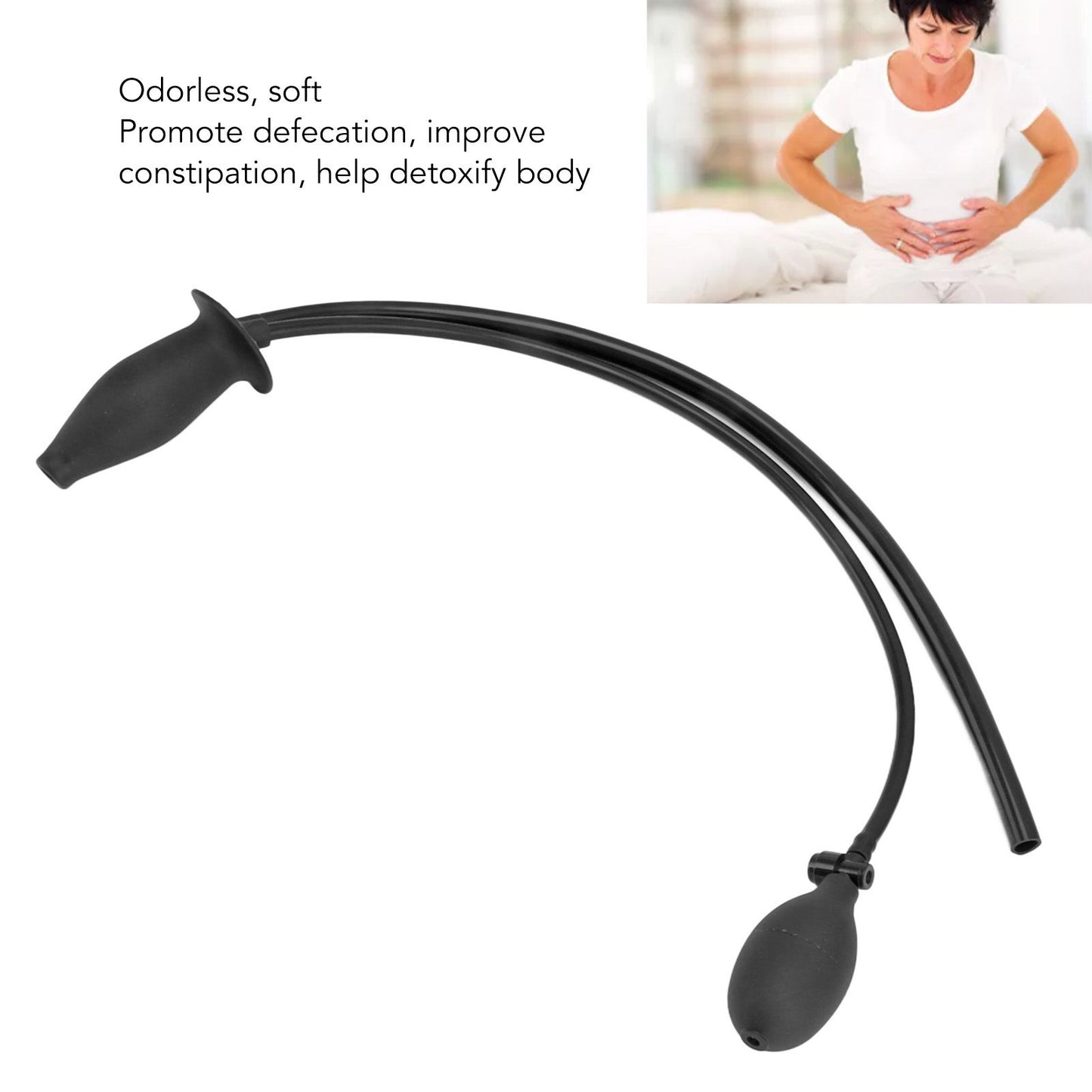 Inflatable Anal Cleaner Silicone Shower Enema System Soft Flexible Professional for Women Home Type 3 V1294-YM0521-3112230027913