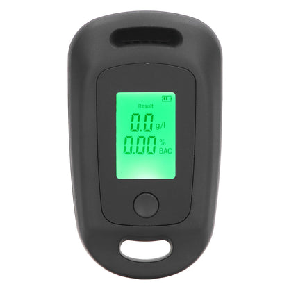 Alcohol Detector USB Rechargeable High Accuracy Portable Breath Alcohol Tester with LCD Screen Black V1294-YM0521-3113220291111