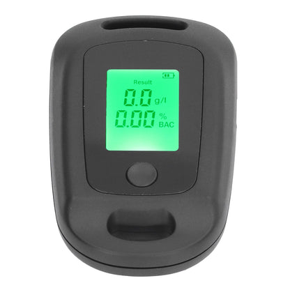 Alcohol Detector USB Rechargeable High Accuracy Portable Breath Alcohol Tester with LCD Screen Black V1294-YM0521-3113220291111