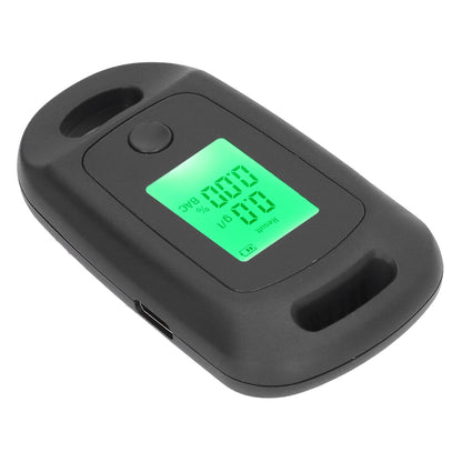 Alcohol Detector USB Rechargeable High Accuracy Portable Breath Alcohol Tester with LCD Screen Black V1294-YM0521-3113220291111
