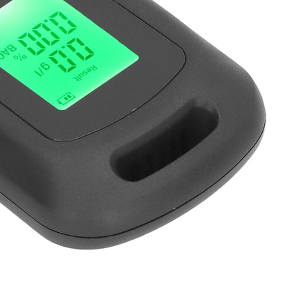 Alcohol Detector USB Rechargeable High Accuracy Portable Breath Alcohol Tester with LCD Screen Black V1294-YM0521-3113220291111