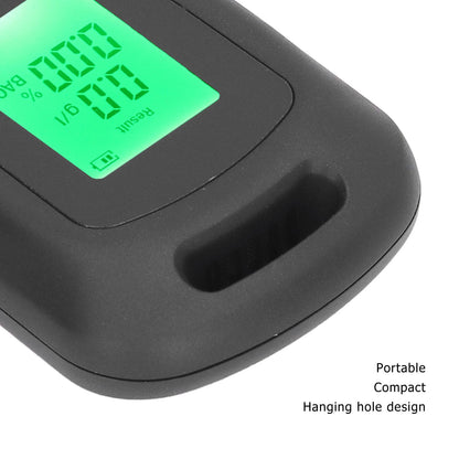 Alcohol Detector USB Rechargeable High Accuracy Portable Breath Alcohol Tester with LCD Screen Black V1294-YM0521-3113220291111