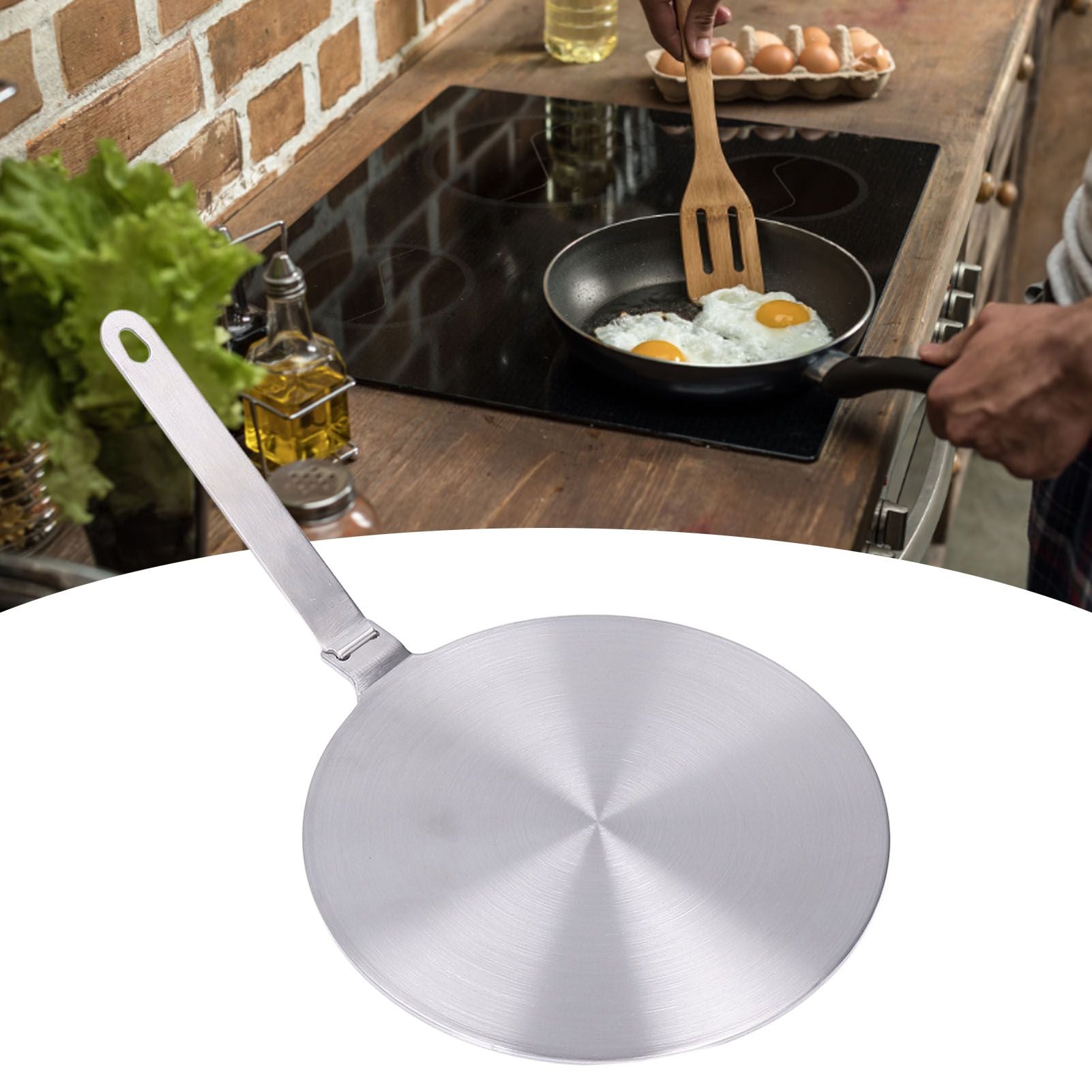Kitchen Heat Diffuser Stainless Steel With Handle Heat Induction Cooker Plate for Kitchen Type 24 V1294-YM0521-3113220292213