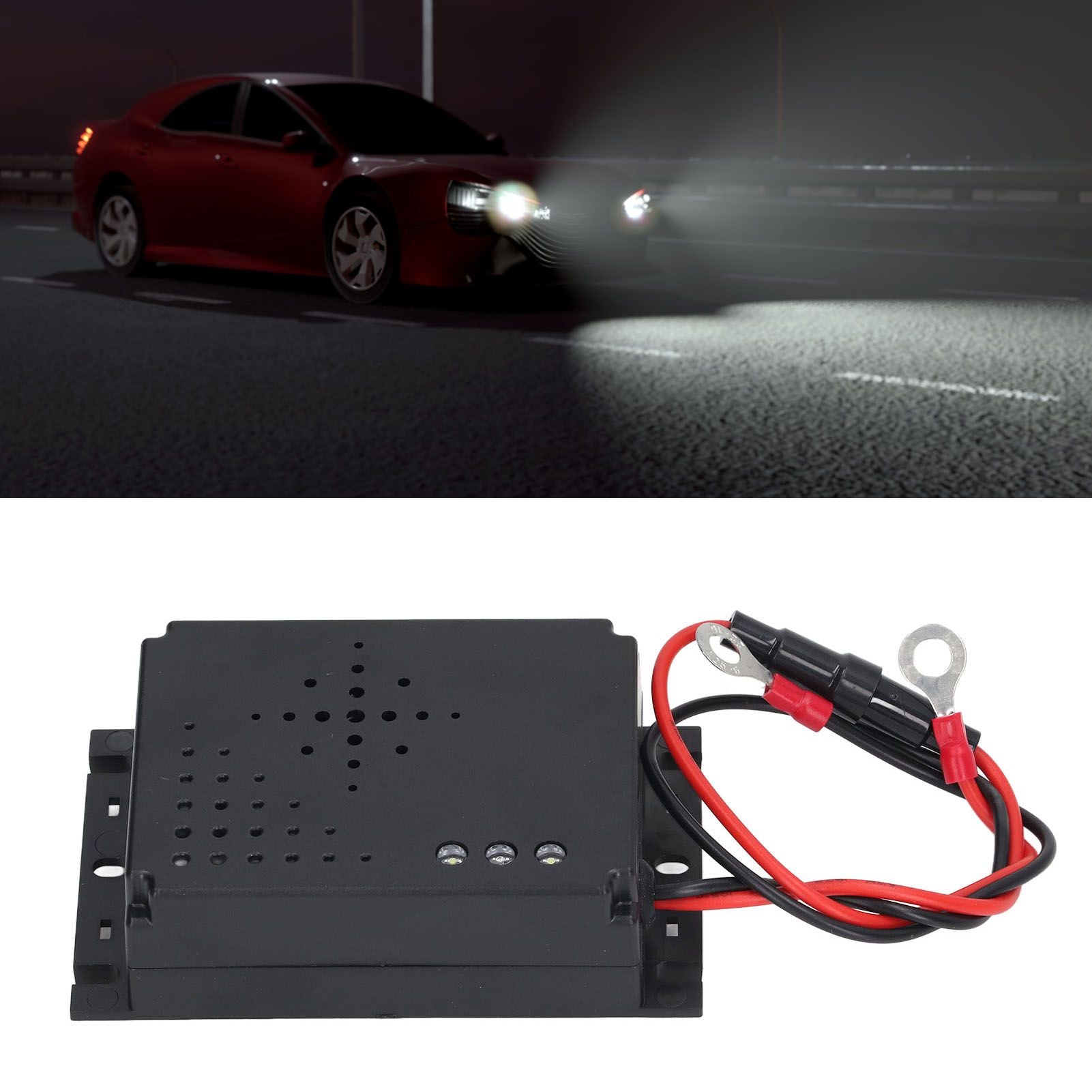 Car Mouse Repeller Ultrasonic Strong Strobe Light Car Electronic Mice Repellent for Engine Compartment V1294-YM0521-3113220292311