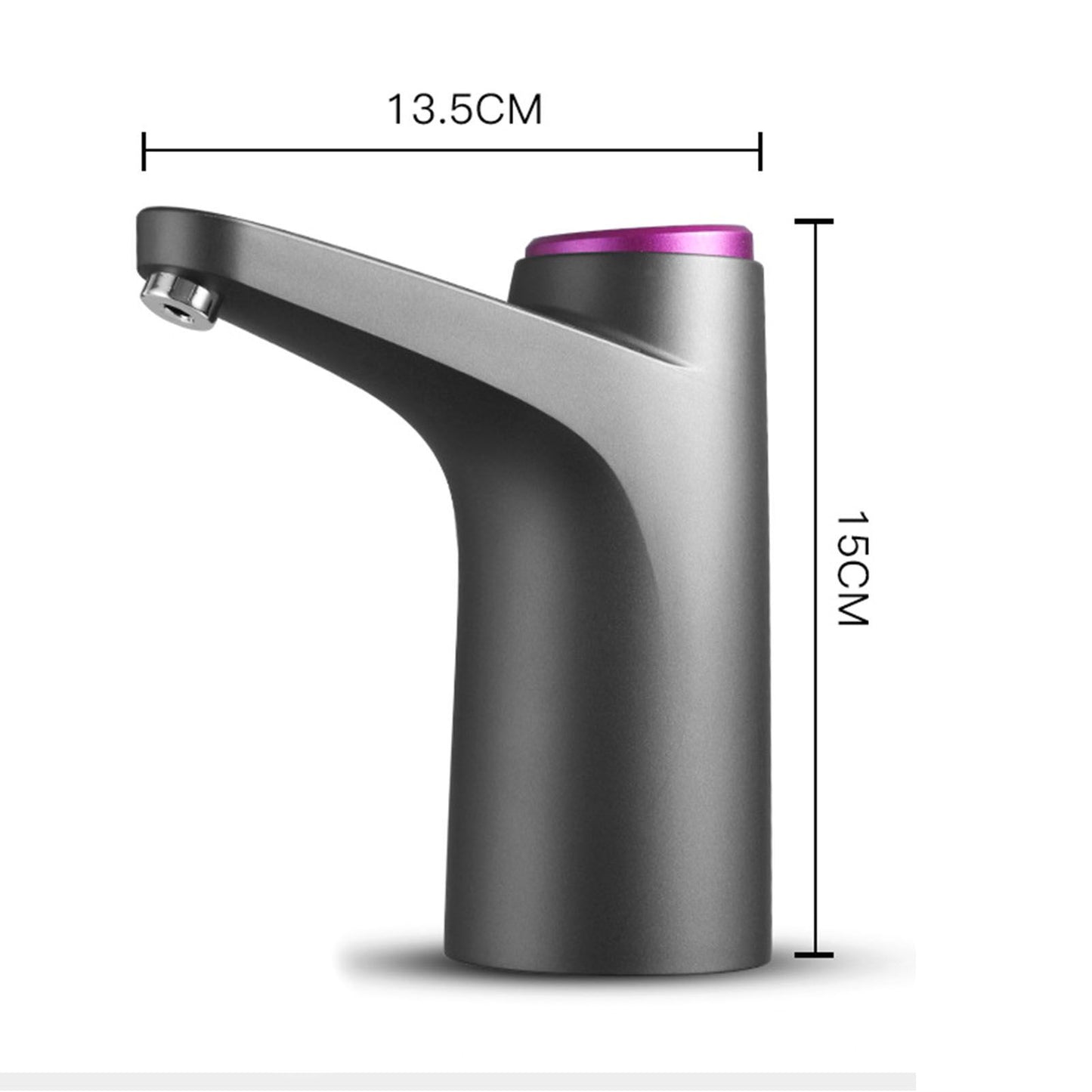 Electric Water Dispenser USB Powered Button Design Smart Automatic Water Bottle Pump V1294-YM0521-3113220294311