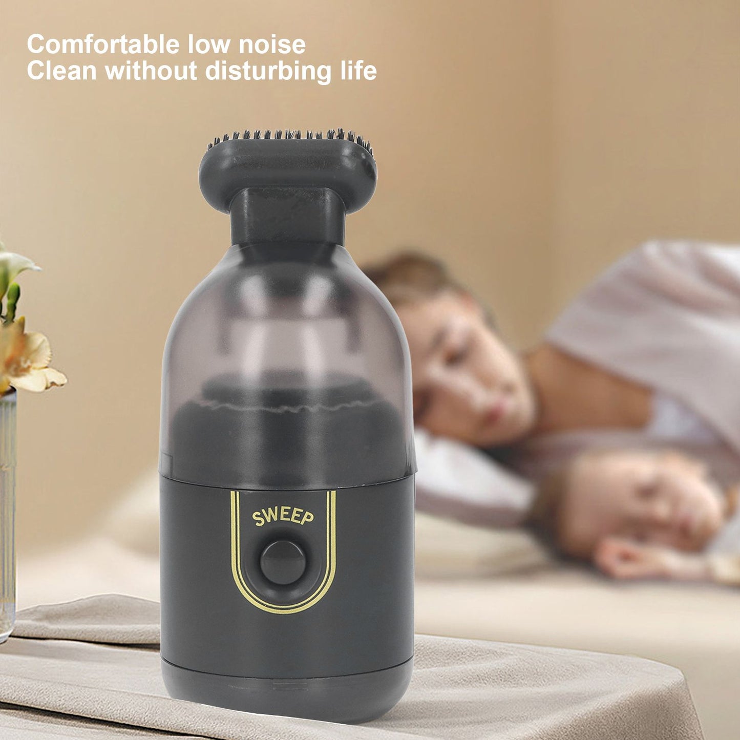 Handheld Vacuum Cleaner USB Rechargeable Portable Mini Cordless Handheld Vacuum for Home Car Desk Black V1294-YM0521-3113220295011