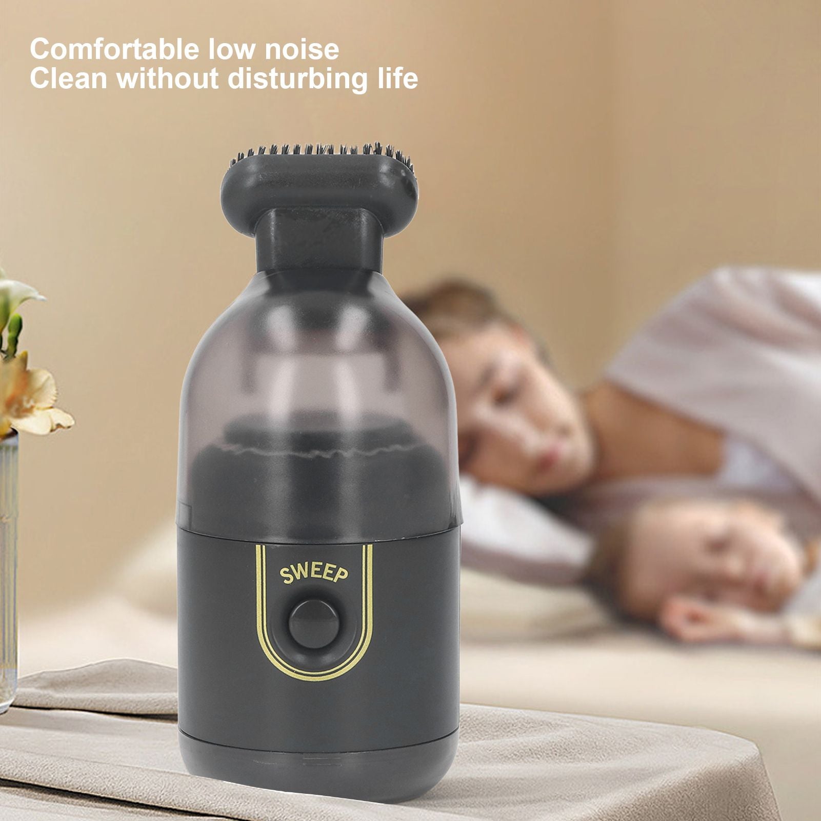 Handheld Vacuum Cleaner USB Rechargeable Portable Mini Cordless Handheld Vacuum for Home Car Desk Black V1294-YM0521-3113220295011