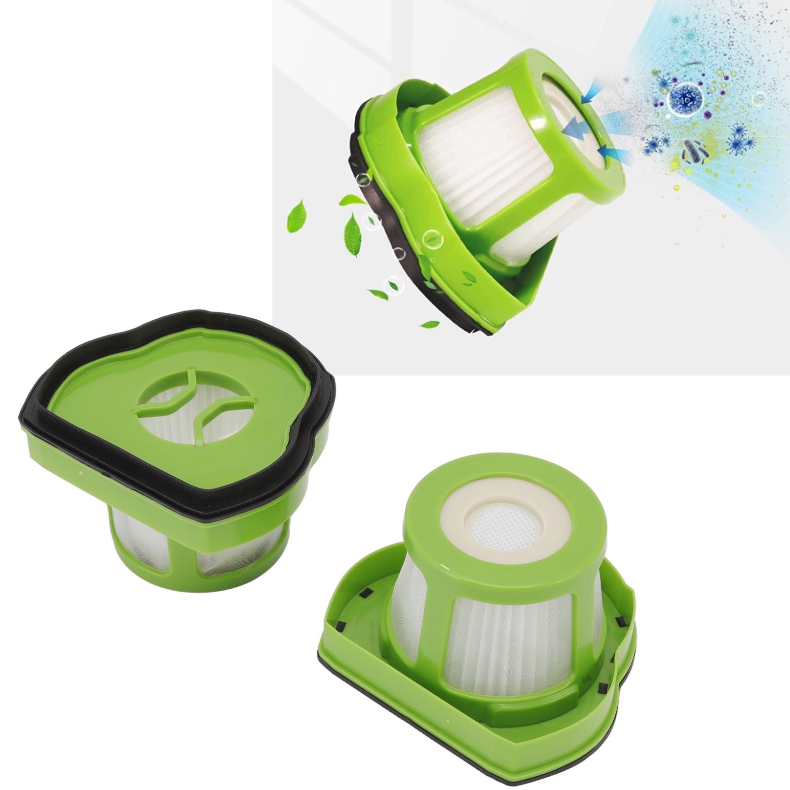 2Pcs Vacuum Filter Replacement for Bissell 1782 Pet Hair Eraser Hand Vacuum Cleaner Part V1294-YM0521-3113220297711