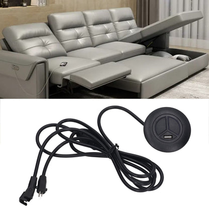 Electric Recliner Chair Sofa Replacement Button Lift Hand Control Handset USB Charging Interface Wired Remote V1294-YM0521-3113220299211