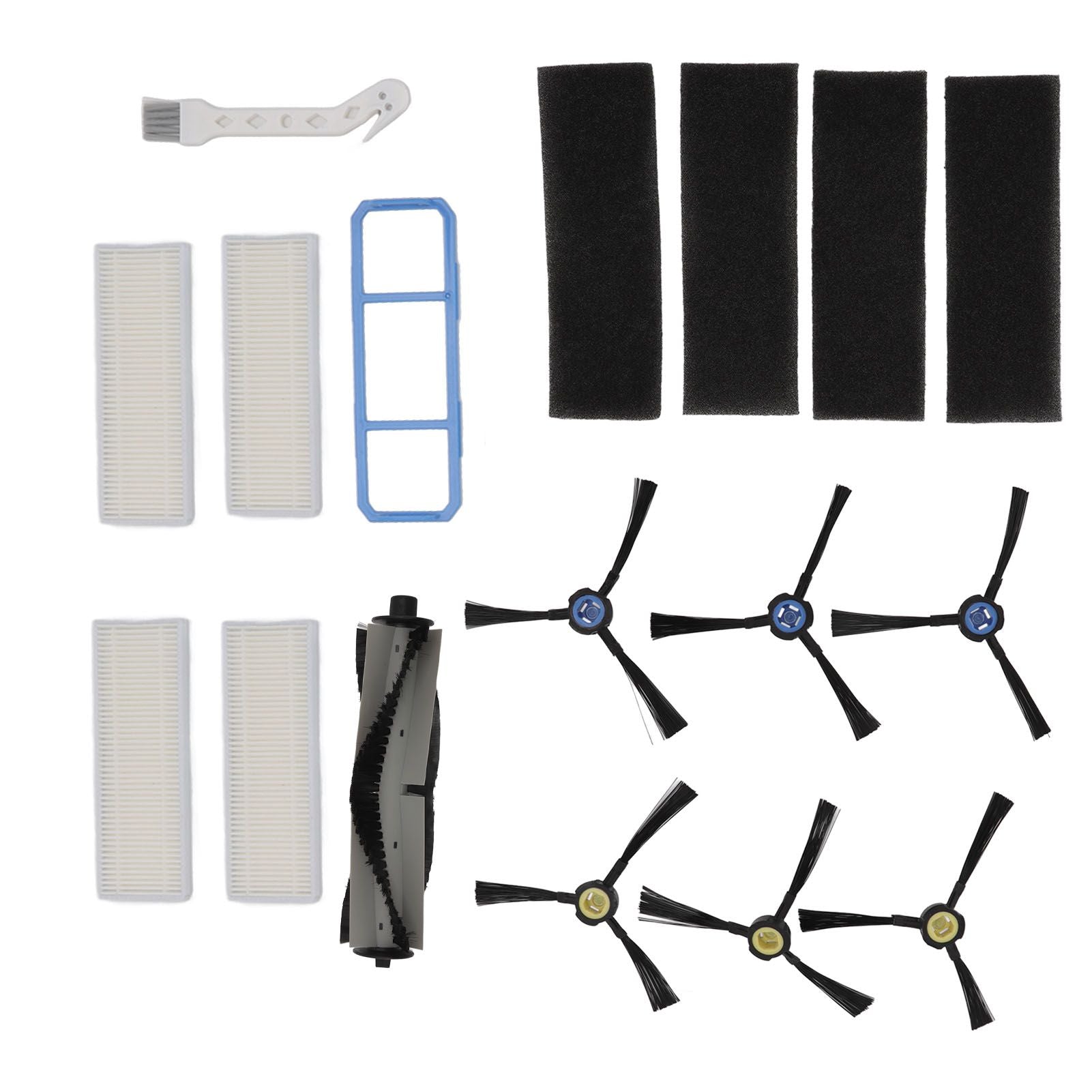 Sweeping Robot Brush Kit Main Roller Brush Filters Side Brushes Pre Filter Long Brush for ILife A7 A9S V1294-YM0521-3113220300011