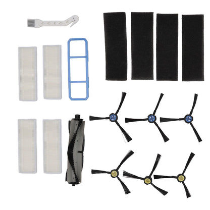 Sweeping Robot Brush Kit Main Roller Brush Filters Side Brushes Pre Filter Long Brush for ILife A7 A9S V1294-YM0521-3113220300011