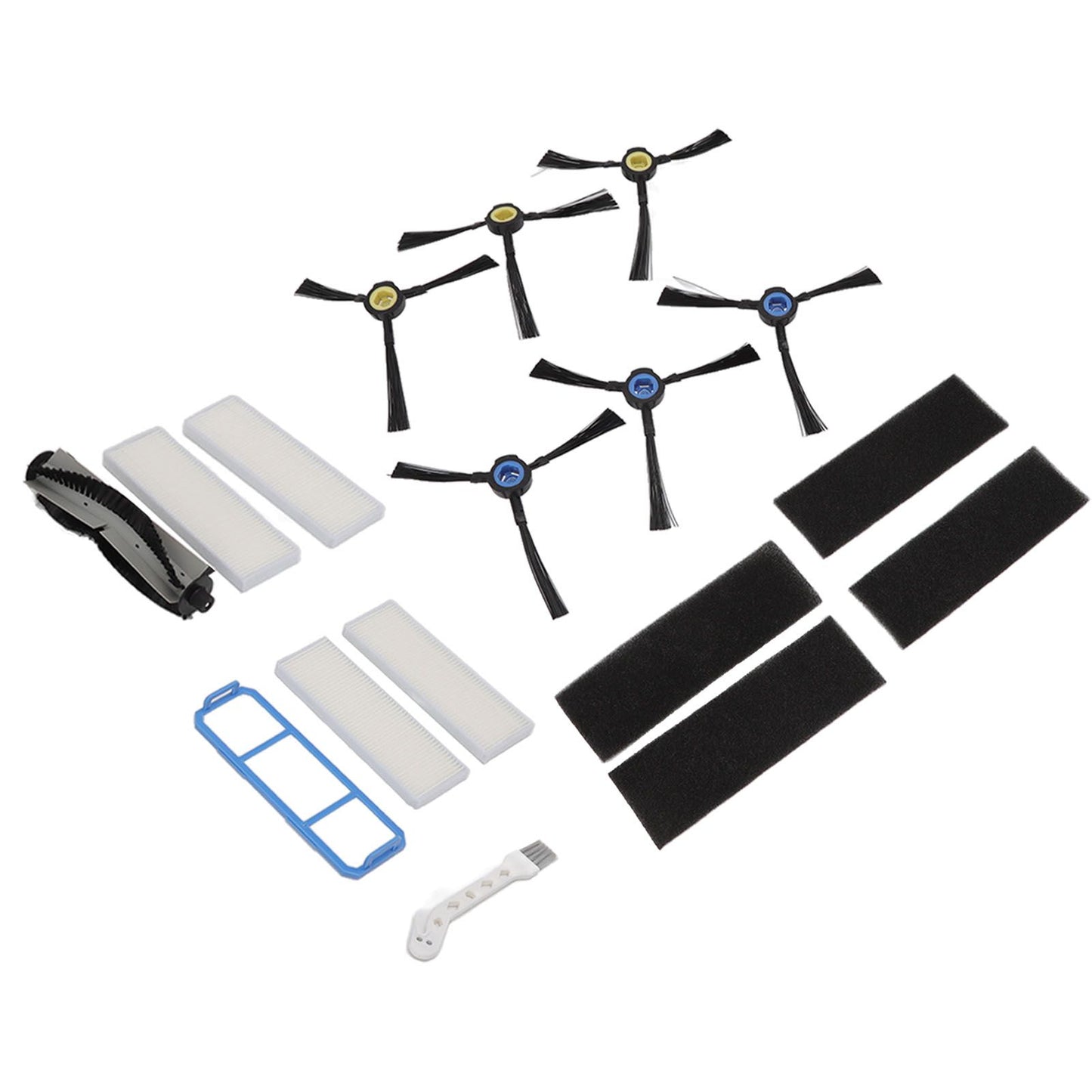 Sweeping Robot Brush Kit Main Roller Brush Filters Side Brushes Pre Filter Long Brush for ILife A7 A9S V1294-YM0521-3113220300011