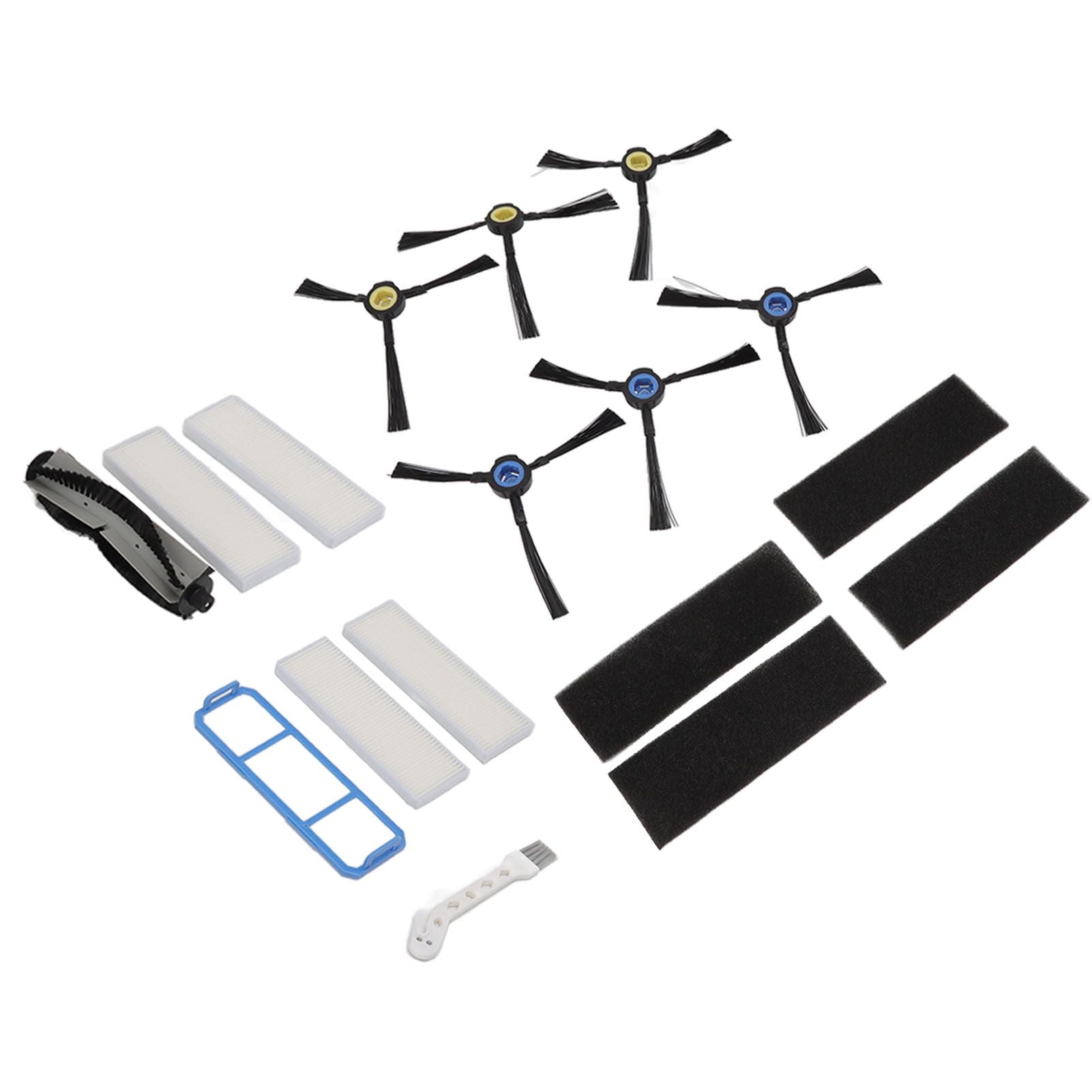 Sweeping Robot Brush Kit Main Roller Brush Filters Side Brushes Pre Filter Long Brush for ILife A7 A9S V1294-YM0521-3113220300011