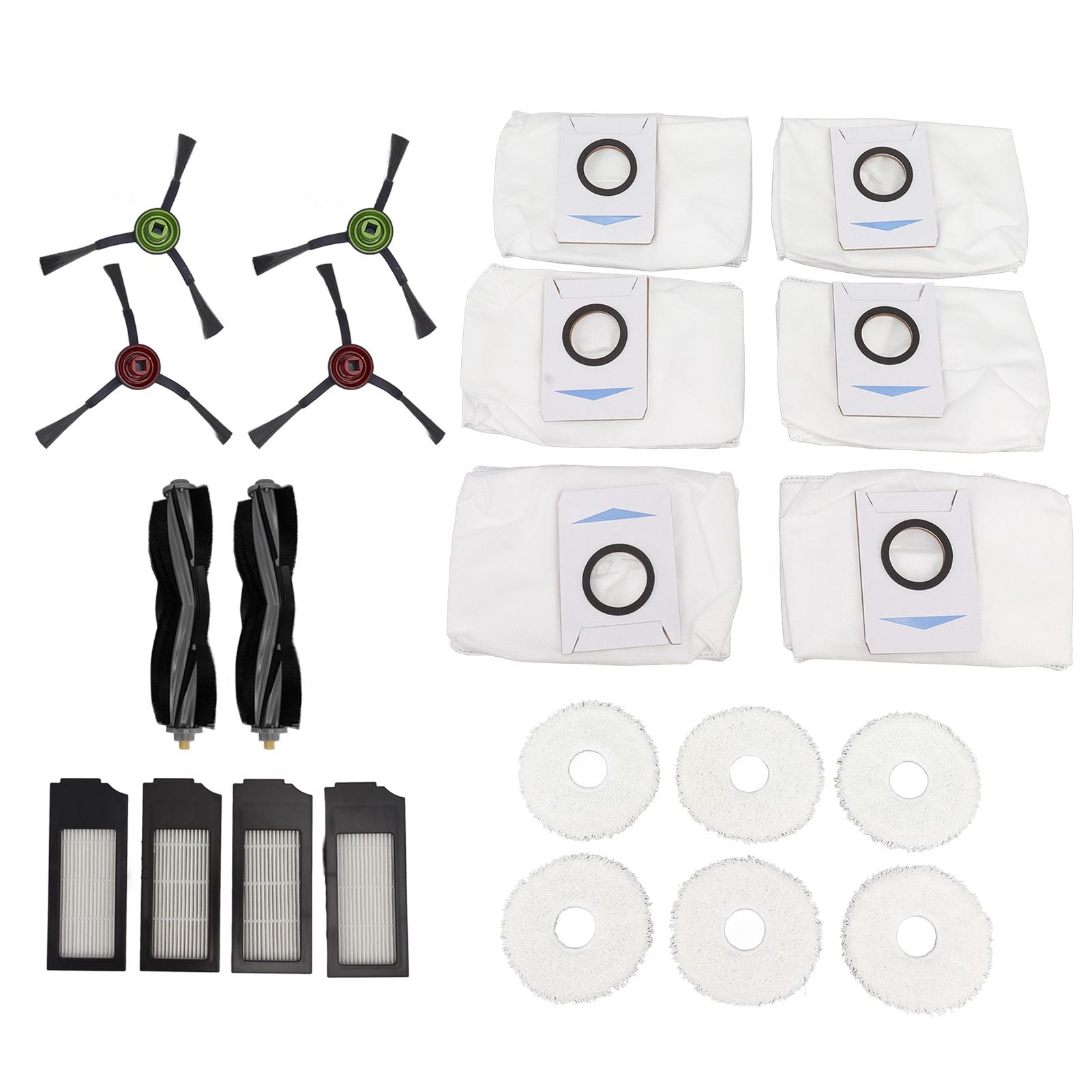 Vacuum Cleaner Brushes Sweeping Cloth Dust Bag Filter Screen Set Sweeping Machine Spare Parts V1294-YM0521-3113220302211