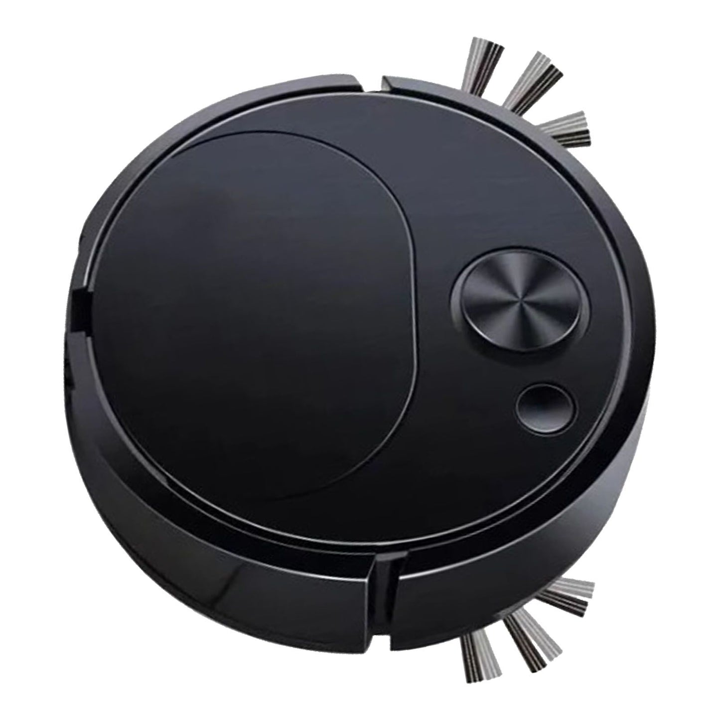 Automatic Vacuum Cleaner Low Noise Rechargeable 3 in 1 Intelligent Sweeping Robot for Hair Dust Stain Black V1294-YM0521-3113220303611
