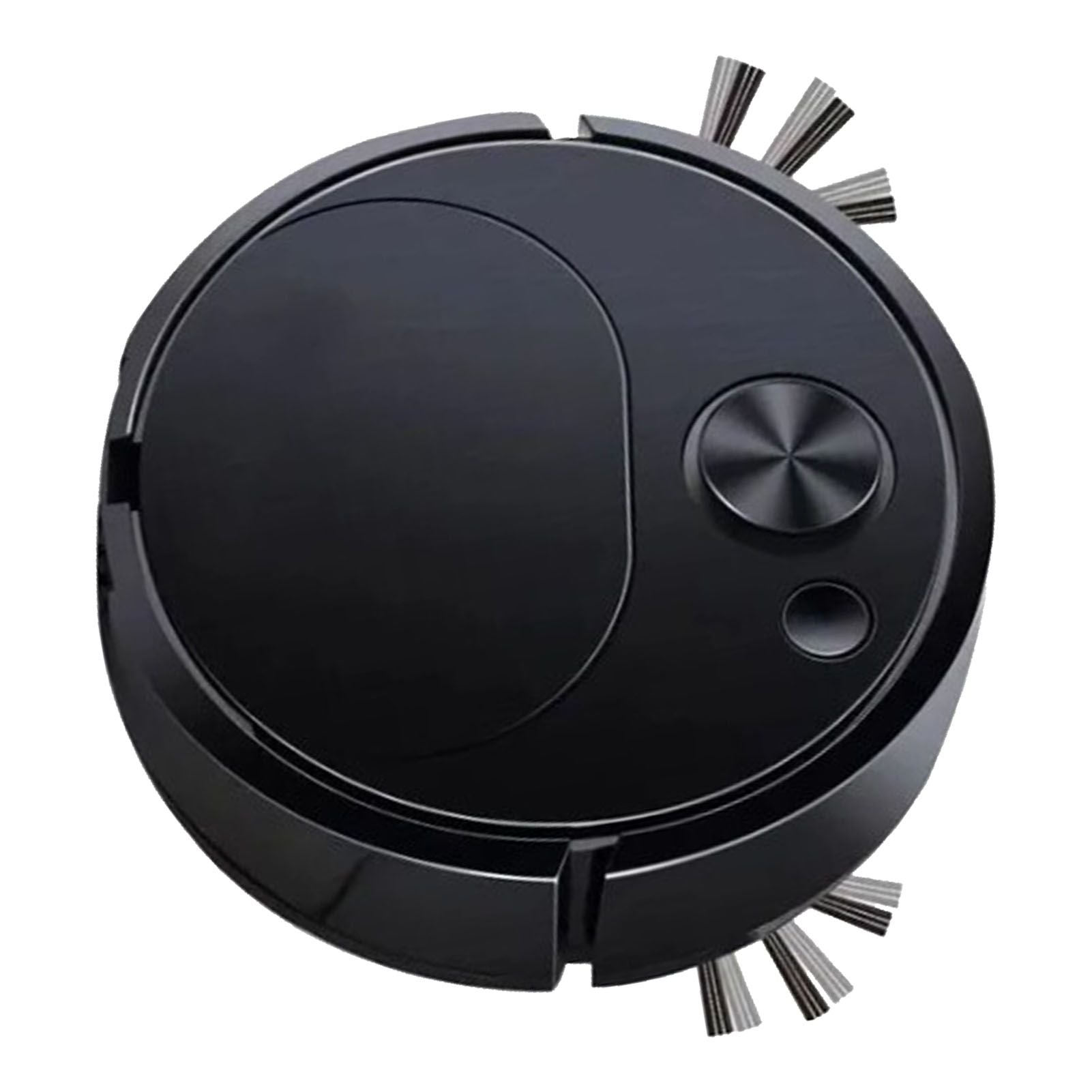 Automatic Vacuum Cleaner Low Noise Rechargeable 3 in 1 Intelligent Sweeping Robot for Hair Dust Stain Black V1294-YM0521-3113220303611