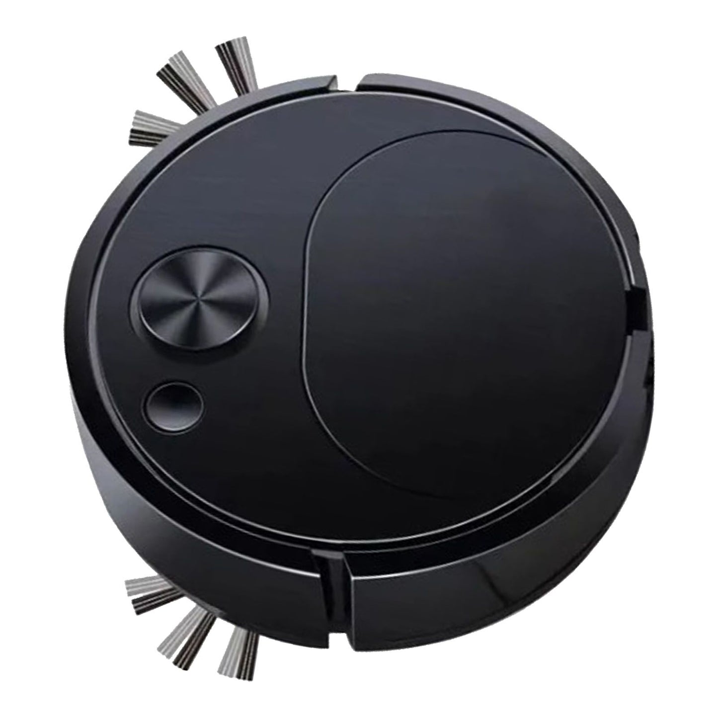 Automatic Vacuum Cleaner Low Noise Rechargeable 3 in 1 Intelligent Sweeping Robot for Hair Dust Stain Black V1294-YM0521-3113220303611