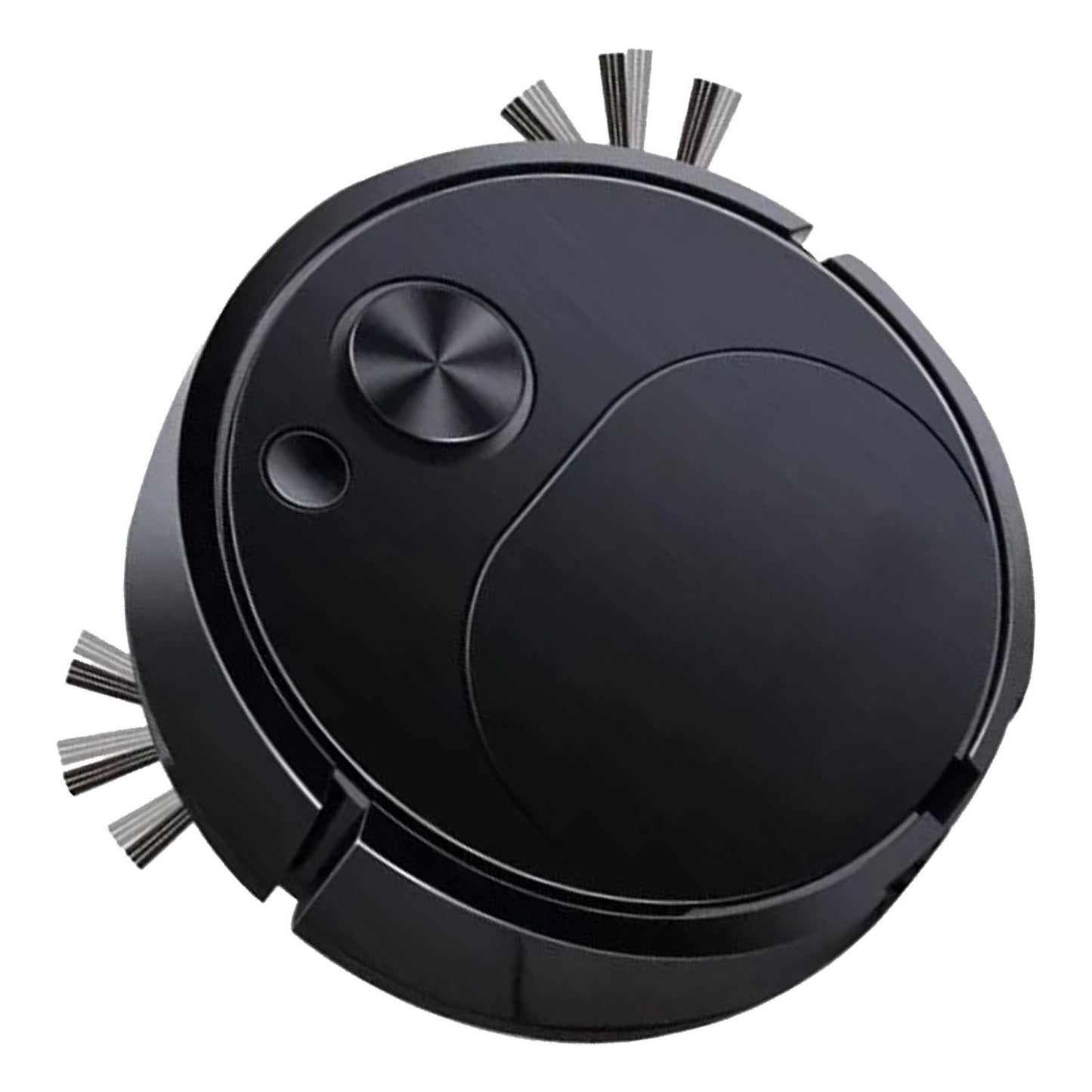 Automatic Vacuum Cleaner Low Noise Rechargeable 3 in 1 Intelligent Sweeping Robot for Hair Dust Stain Black V1294-YM0521-3113220303611