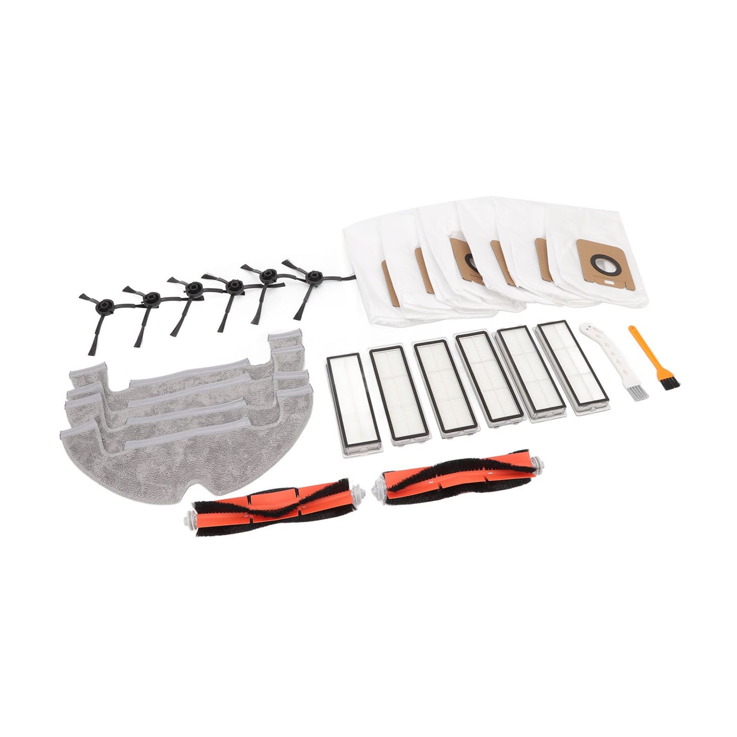 Sweeper Accessories Main Brush Dust Bag Filter Rag Side Brush Sweeper Replacement Parts for Dreame Z10 Pro V1294-YM0521-3113220304011