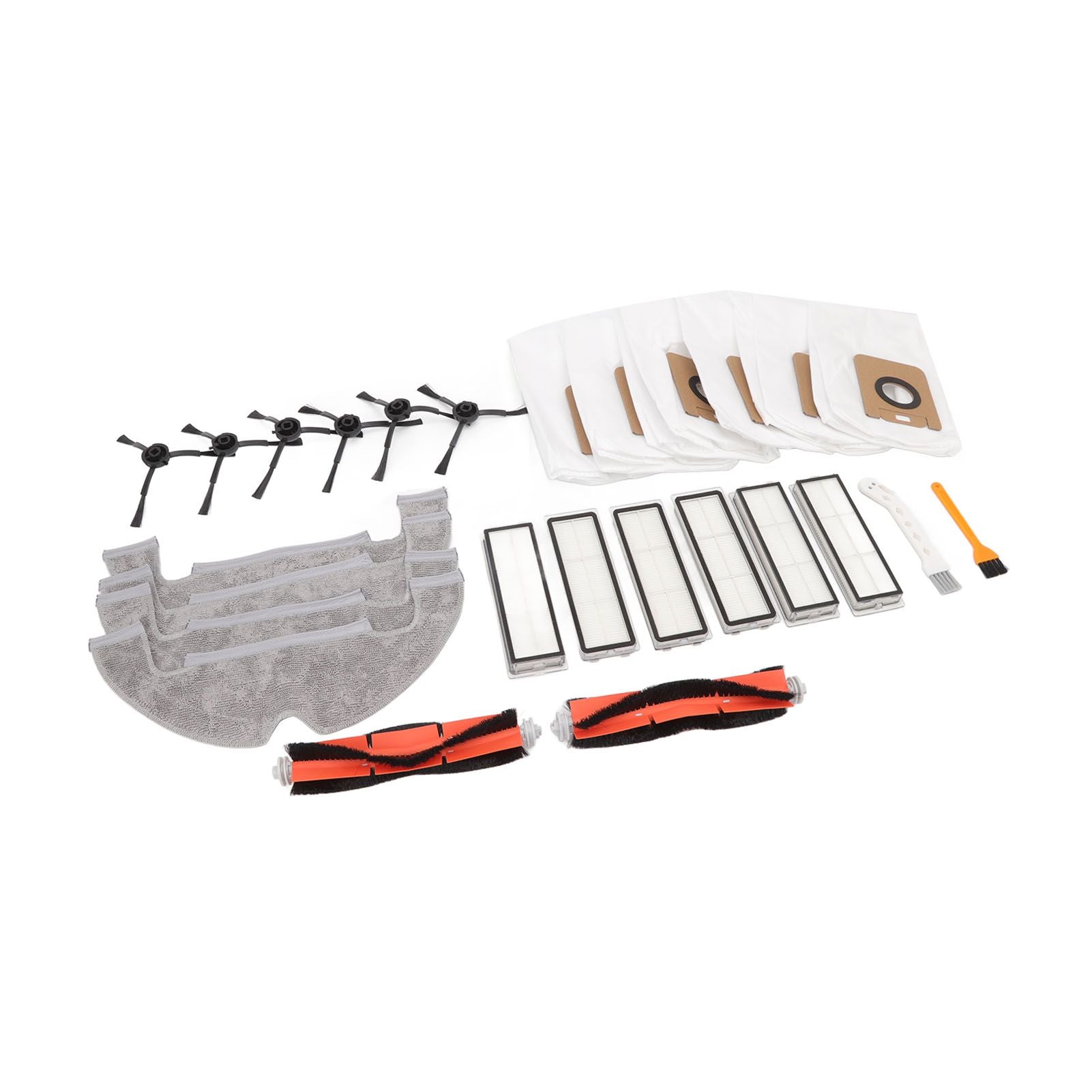 Sweeper Accessories Main Brush Dust Bag Filter Rag Side Brush Sweeper Replacement Parts for Dreame Z10 Pro V1294-YM0521-3113220304011