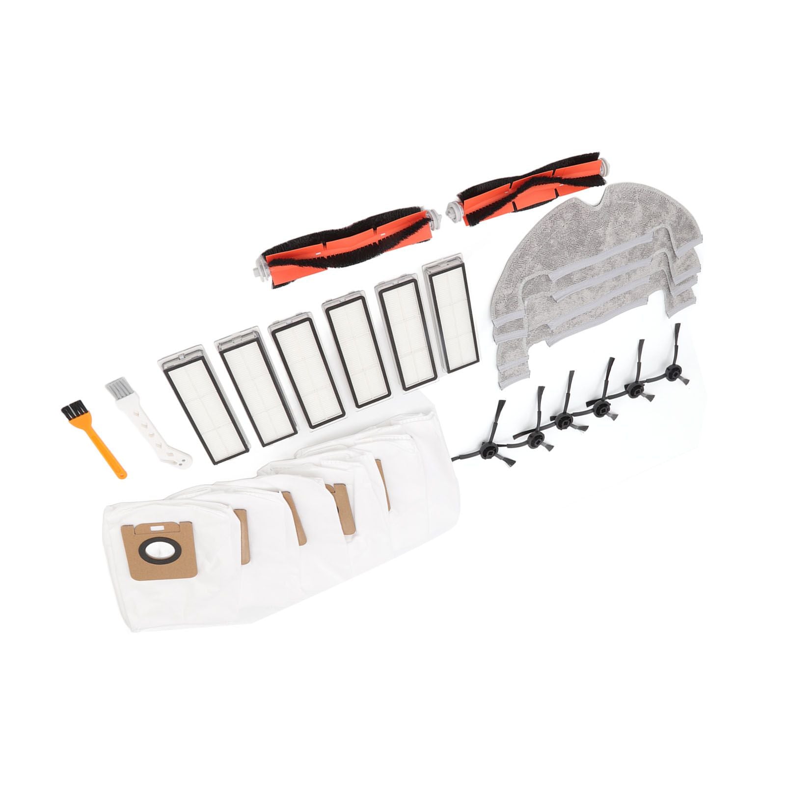Sweeper Accessories Main Brush Dust Bag Filter Rag Side Brush Sweeper Replacement Parts for Dreame Z10 Pro V1294-YM0521-3113220304011