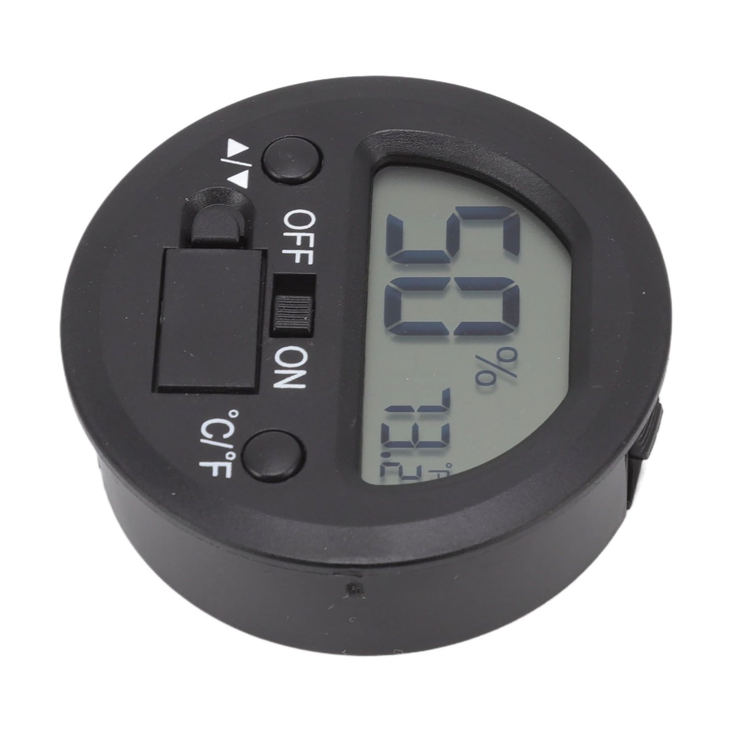 Temperature Humidity Meter Portable Round Embedded Electronic Digital Display Temperature Humidity Gauge V1294-YM0521-3113220305011