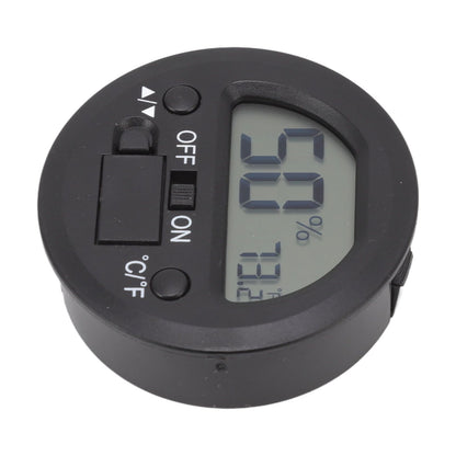 Temperature Humidity Meter Portable Round Embedded Electronic Digital Display Temperature Humidity Gauge V1294-YM0521-3113220305011