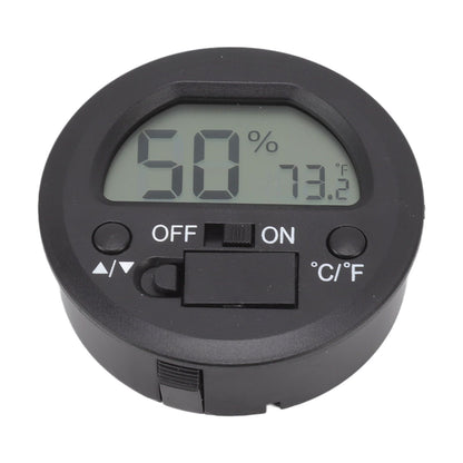 Temperature Humidity Meter Portable Round Embedded Electronic Digital Display Temperature Humidity Gauge V1294-YM0521-3113220305011