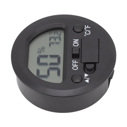 Temperature Humidity Meter Portable Round Embedded Electronic Digital Display Temperature Humidity Gauge V1294-YM0521-3113220305011
