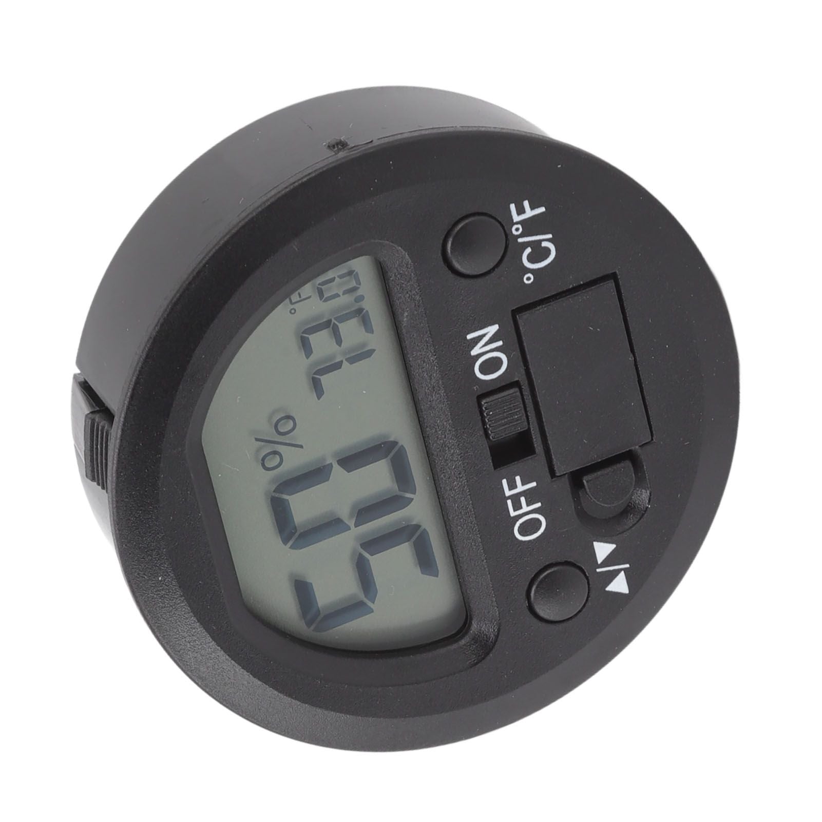 Temperature Humidity Meter Portable Round Embedded Electronic Digital Display Temperature Humidity Gauge V1294-YM0521-3113220305011
