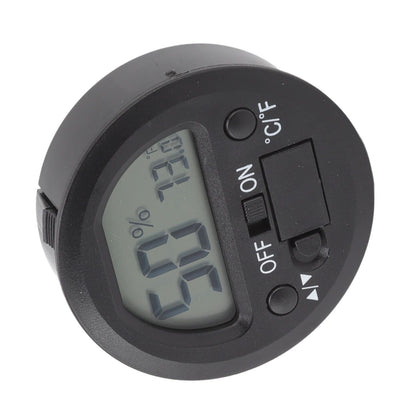 Temperature Humidity Meter Portable Round Embedded Electronic Digital Display Temperature Humidity Gauge V1294-YM0521-3113220305011
