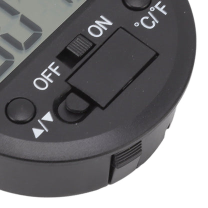 Temperature Humidity Meter Portable Round Embedded Electronic Digital Display Temperature Humidity Gauge V1294-YM0521-3113220305011