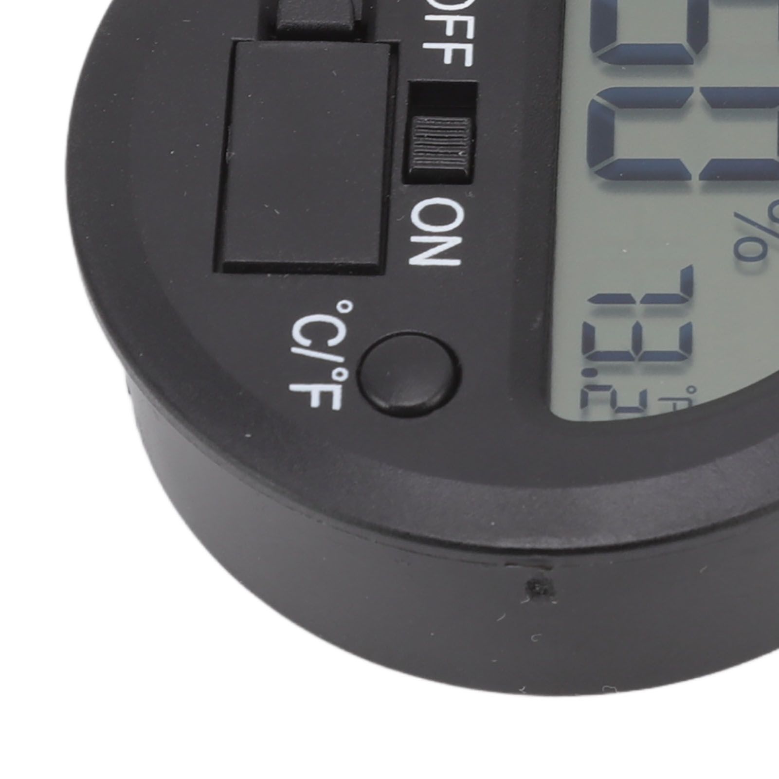 Temperature Humidity Meter Portable Round Embedded Electronic Digital Display Temperature Humidity Gauge V1294-YM0521-3113220305011