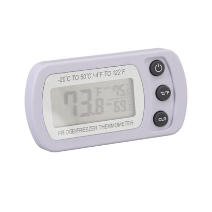 Refrigerator Thermometer Memory Function ABS Body White degrees C degrees F Switched Small Compact Digital V1294-YM0521-3113220305311
