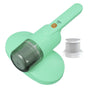 Bed Mite Remover Double Beat Handheld UV Mattress Vacuum Cleaner with Filter for Home Bedroom Green V1294-YM0521-3113220307011