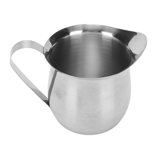 Milk Frothing Pitcher Stainless Steel Ergonomic Milk Frothing Cup Jug Steaming Pitcher for Coffee 8oz V1294-YM0521-3113220309013