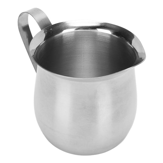 Milk Frothing Pitcher Stainless Steel Ergonomic Milk Frothing Cup Jug Steaming Pitcher for Coffee 8oz V1294-YM0521-3113220309013