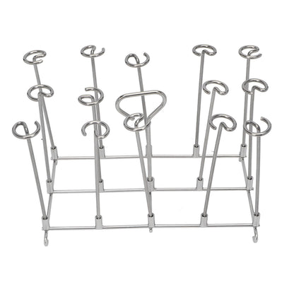 Fryer Skewer Stand Uniform Cooking Rust Resistance Stainless Steel Vertical Skewer Stand for Chicken Meat V1294-YM0521-3113220312611