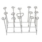 Fryer Skewer Stand Uniform Cooking Rust Resistance Stainless Steel Vertical Skewer Stand for Chicken Meat V1294-YM0521-3113220312611