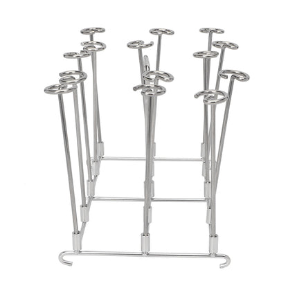 Fryer Skewer Stand Uniform Cooking Rust Resistance Stainless Steel Vertical Skewer Stand for Chicken Meat V1294-YM0521-3113220312611