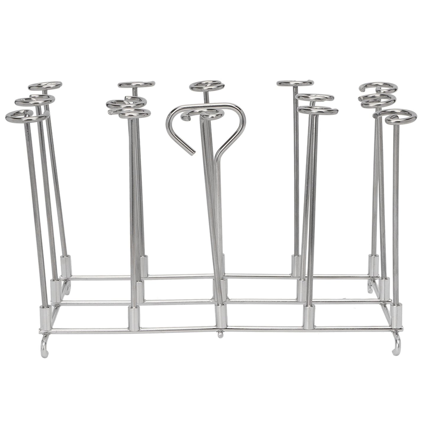 Fryer Skewer Stand Uniform Cooking Rust Resistance Stainless Steel Vertical Skewer Stand for Chicken Meat V1294-YM0521-3113220312611
